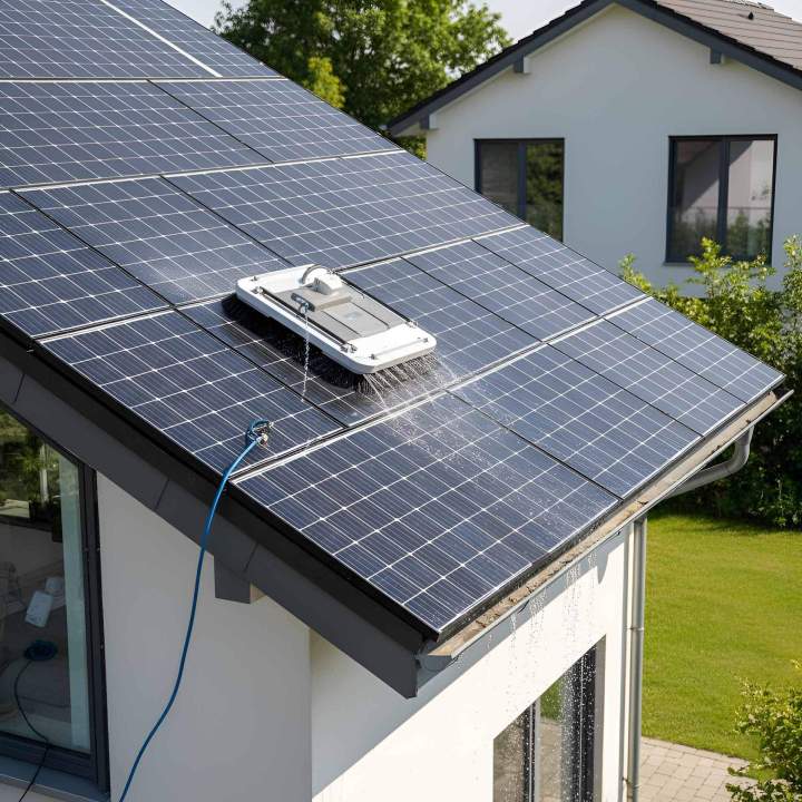 Robot nettoyeur panneaux solaires Mulhouse